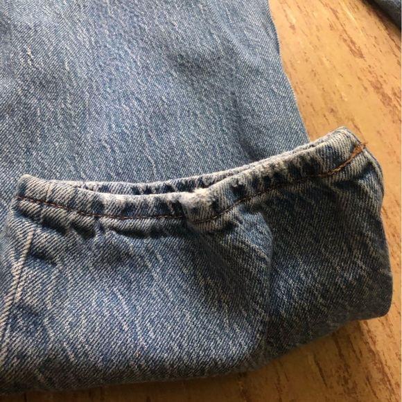Madewell Mid-Rise Perfect Vintage Jean Knee-Rip Edition Medium Wash size 30 - Picture 8 of 10